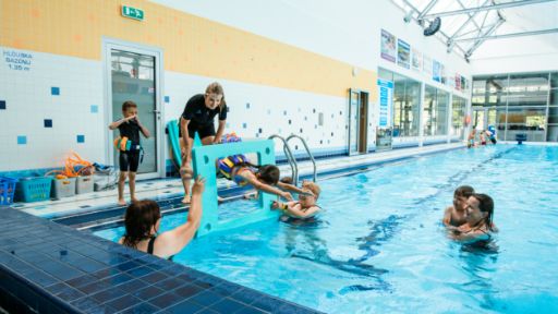 Bazénové plavání uherské hraditě aqupark